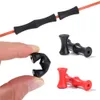 1 Set Jaktbågskytte Recurve Bowstring Finger Guard Saver Soft Silicone Bow String Protector Outdoor Shooting Tool