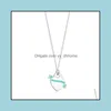 Hanger Kettingen Hangers Sieraden Origineel 100% 925 Sterling Sier Duivel Engel Hart Ketting Liefde Vorm Rose Goud Elegant