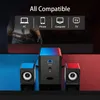 Datorhögtalare PC Home Theatre System med USB 3.5MMplug Bass Stereo Music Player Subwoofer Sound Box