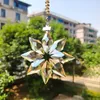 Decorative Objects & Figurines Creative Snowflake Crystal Glass Art Prism Faceted Pendant Sun Catcher Car Rearview Mirror Home