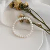Bracelet Perle D'eau Douce Bracelet Naturel Pour Les Filles Bijoux Femmes Mode Simple Fête De Mariage Jewelr S3t6