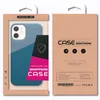 350 GSM Kraft Papel Embalagem Caixas de Telefone Celular para iPhone 12 Pro Max Capas Móveis Pacotes Caixa