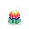 Rainbow Girls Vestiti Party Birthday Bambini Abiti per ragazze Principessa Costume Robe Enfant Fille Bambino Bambini Abiti estivi Q0716