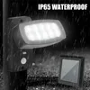 IP65 Cordless LED Solar Powered Wall Lights Motion Outdoor Security Flood Lamps