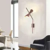 Lampa Ścienna Nordic Loft Design LED Nowoczesny Bar Kreatywny El Room Living Bedside Aisle Schody Sklep z ubraniami Sconce