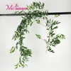 170 cm Artificial Begonia Rattan Verde Batata Doce Videira De Silk Willow Planta de decoração para o fundo da tubulação de casa decorativo