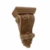 RUNBAZEF Natural Oak Wood Carved Applique Furniture Vintage Home Decor Decoration Maison Accessories Modern Feng Shui 211021