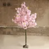 1.5M 5Ft Altezza festa Bianco Cherry Blossom Tree Road Cited Simulazione Albero di fiori di ciliegio per centrotavola per feste di nozze Decor bianco rosa