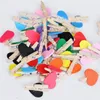 50PCS/Lot Mini Romantic Loving Heart Shape Wood Clips Handicrafts Pos Papers Clothes Pegs Home Bachelorette Party Decorations Decoration