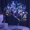 LED Tafelblad Bonsai Tree Light Touch Switch DIY Kunstmatige Licht Tree Lamp Decoratie Festival Vakantie Batterij / USB Operating