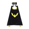 Cape Double face avec masque 50x70cm, Costume de dessin animé, robe fantaisie pour enfants de 1 à 4T, fête d'anniversaire, vacances d'halloween