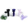 DHL!!! Beracky 14mm 18mm Male Glass Funnel Smoking Bowls Colored Heady Bong Bowl For Water Pipes Dab Oil Rigs Bongs