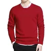 5XL Mannen Sweaters Pullover Lente Katoen O-hals Effen Trui Jumpers Herfst Mannelijke Knitwear Man Big Plus Size Simple Type 211109