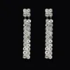 Boucles d'oreilles collier 2021 femmes mode bijoux ensembles Nechlace et mariage mariée argent plaqué argent strass pour la fête N203