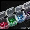 Storage Boxes & Bins Diamond Painting Accessories 28 Slots Box Embroidery Case Geometric Holder Gkyak Hew2V