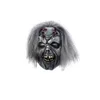 Halloween enge clown met haren demon horror slang tong maskers zombie clown duivel latex het wandelende dode masker