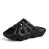 Sommer Männer Frauen Schaum Läufer Strand Slipper Graffiti Triple Schwarz Weiß Slide Schuhe Outdoor Indoor Hausschuhe Slides Sandale Trainer Sandalen