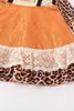 Girlymax automne hiver fille Halloween manches longues arc-en-ciel imprimé orange paillettes robe en dentelle Q0716
