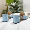 2021 designer fashion shoes women's sandals leather slippers chunky heel thick heeled 34-41 luxury atmosphere high quality worth having