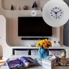 Zegary ścienne Kuchnia Sucker 6 Kolory Łazienka Wodoodporny Zegar Home Decoration Prysznic Prysznic z przyssawką Coloks