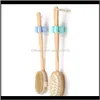 Seamless Stick Mop Rack Handduk RCE Sked Hook Kraftfull Magisk Sucker Hem Organisation Broom Holder Adhesive Wall Mounted Hooks Rails BF DR3PL