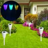 3pcs Solar Powered RGB Light Control Dimmerabile LED Night Outdoor Landscape Garden Lamp