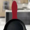 Silikon Hothandtag Hållare Potholder Cast Iron Skillet Grip Sleeve Cover Pots Pannes Handle