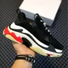 2021 Parijs Merk Triple S Mannen Dames Casual Schoenen Luxurys Ontwerpers Papa Platform Sneakers voor Mannen Vrouwen Zwart Wit Vintage Laarzen Tennis Trainers