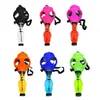 Siliconen Tabacco Waterpijp Creatieve Acryl Roken Gasmasker Pijpen Bongs Shisha in 5 kleuren