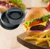 Narzędzie do prasy mięsa 1 Zestaw Home DIY Hamburger Okrągły kształt Nieszczęściowy Cutlets Burger Patty Twórcy Klasy ABS Kitchen Meat-Tools JJF10781