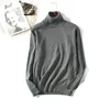 black Sweater Turtleneck Women Pullover Elasticity Knitted Ribbed Jumpers ladies Autumn Winter Basic Pullovers 210420