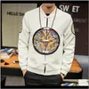 Mens Höstlackar Kinesisk stil Dragon Broderi Slim Fit Bomber Jacka Klassisk Retro Pan Kou Långärmade Jackor Män 5xlm 7Y40S Nyh4z