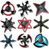 Tri Cross Fidget Spinner Metal EDC Binder для детских игрушек для взрослых оптом Gyro 10 PCS Mix Style