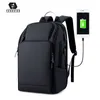 Fenruien marca 17 polegadas laptop mochila homens usb carregamento viagem mochila saco de escola nylon impermeável anti roubo mochilas k713