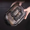 Stainless Steel Lunch Box Portable Business Simple Compartment Bento Box Kitchen Leakproof Food Containers for Men Fitness Meal 210925