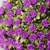 28 cm konstgjorda rosblommor bollar Topiary Hanging Basket Plant UV Fade Protected Decorative Flowers Wreaths2167557