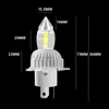 M3 mermi şekli LED Far H4 H4L Evrensel Araba Lambası Yüksek Işın Ampul 6500K Işıklar