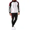 Homens Tracksuit Pants Jogging Terno 2 PCS Tracksuit Outono Inverno Homens Outfits Sportswear Running Sweatsuit Solto Fit Roupas Homens 210722