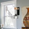 Vägglampa modern minimalistisk inomhus ljus vintage trä e27 hem sconce belysning fixtur veranda hall stig