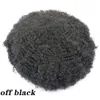 10MM Deep Curly Durable Men Toupee 130% Density Real Human Hair Men Toupees Durables Fine Mono Lace Man Weave Wig Replacement System