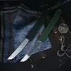 ダマスカス鋼の戦術的なナイフ