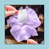 Rubber Bands Jewelry Jewelrypurple Style Ties Woman R Band Girls Elastic Hairband Scrunchies Aessories Headwear Hair Rope Drop Delivery 2021