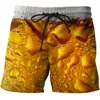 Herr shorts öl 3d tryck strand semester maskulino street kläder män anime casual hav vid mäns