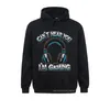 Bluzy męskie bluzy nie słyszę, że jestem Gamer Gamer Asertion Gry wideo Pulower Hoodie Roczny dzień dla mężczyzn Geek Ubrania