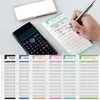 Gift Wrap 60 Pcs A6 Expense Tracker Budget Paper With Subscription Hole Fit Cash Envelopes For Budgeting Wallet Planner