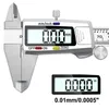 6 polegadas 0-150mm de aço inoxidável eletrônico digital digital de pinça de medição de medição micrômetro 210922