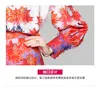 Vrouwen Vintage Floral Print Casual Contrast Color Shirts Blouses Hight Taille Mini Korte Broek 2 Stks Sets Summer Street Clothe 210514