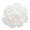 8cm Artificial PE Foam Rose Flowers Bridal Bouquets For Wedding Table Home Party Decorations DIY Scrapbook Supplies