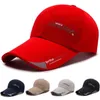 Män Snappbacks Quick Dry Mesh Baseball Hat Print Letter Ball Cap Justerbar Fiske Mäns Bomull Träning Gorras Basketboll Röda Hattar