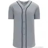 Personnalisez les maillots de baseball Vintage Logo vierge Cousu Nom Numéro Bleu Vert Crème Noir Blanc Rouge Hommes Femmes Enfants Jeunesse S-XXXL X6DF4
